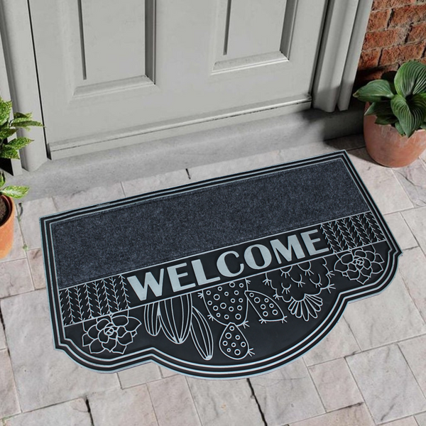 Elevate every festive welcome with that stylish 60x90cm festive entrance door mats