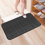 SQUARE TILE PRINTED MAT